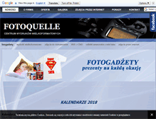 Tablet Screenshot of fotoquelle.pl